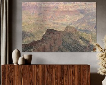 Kleurrijke rotsformaties in de Grand Canyon van Bernard van Zwol