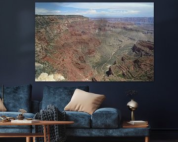 Formations rocheuses dans le Grand Canyon, Arizona sur Bernard van Zwol