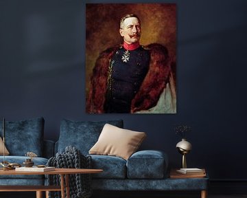 Portret van keizer Wilhelm II.