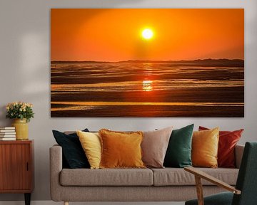 Coucher de soleil à Terschelling sur Henk Meijer Photography