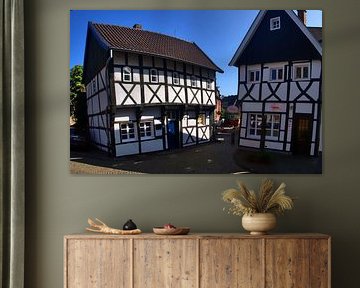 Half-timbered houses