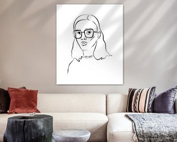 Bildnis eines Mannes mit Brille von Studio Miloa
