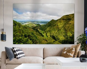 View from Boca do Inferno, São Miguel, Azores, Portugal 6 by Ellis Peeters