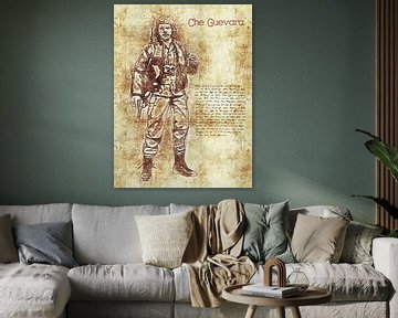 Che Guevara van Printed Artings