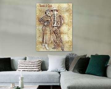 Bonnie & Clyde van Printed Artings