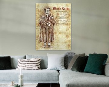 Martin Luther von Printed Artings