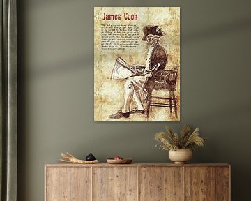 James Cook van Printed Artings
