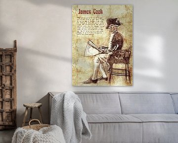 James Cook von Printed Artings