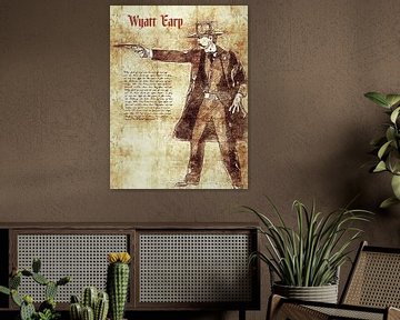 Wyatt Earp von Printed Artings