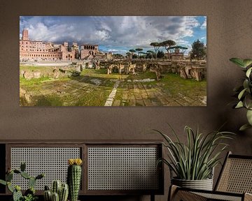 Les marchés de Trajanu (Mercati di Traiano) et le Forum de Trajan (Foro di Traiano) à Rome