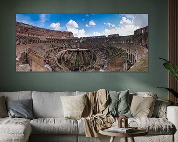 Panorame van het Colosseum  (Colosseo) in Rome