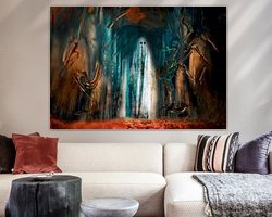 Example of the artwork in a room