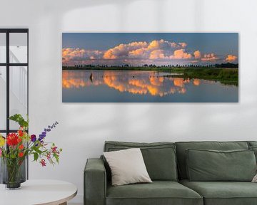 Panorama photo of nature reserve 't Roegwold, Groningen by Henk Meijer Photography
