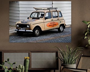 Renault 4 met surfboard van Marieke van der Hoek-Vijfvinkel