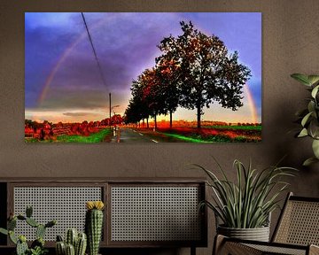 Rainbow panorama