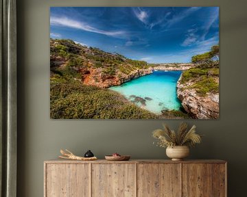 Zwembaai op het eiland Mallorca. van Voss Fine Art Fotografie