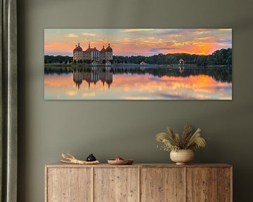 Sunset at Moritzburg Castle by Henk Meijer Photography