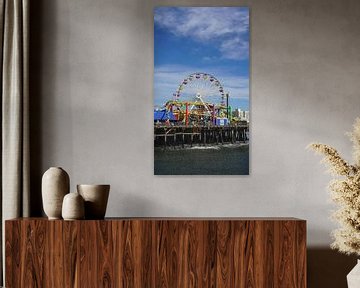 Santa Monica Pier, Los Angeles, USA by Joost Jongeneel