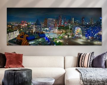 Rotterdam Skyline Panorama by Thom Brouwer