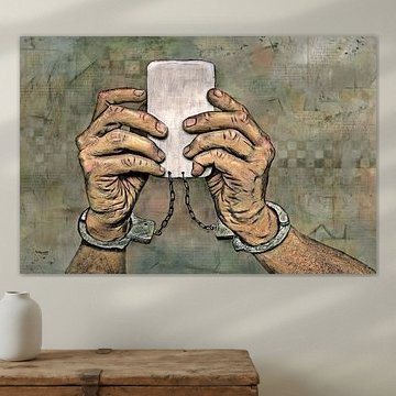 Internet Dépendance en ligne sur les téléphones mobiles sur Stefan teddynash