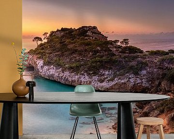 Bay on Mallorca in the soft morning light. by Voss photography