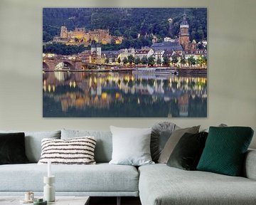 Heidelberg op de Neckar van Patrick Lohmüller