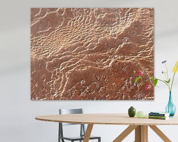 Abstract in terracotta tinten