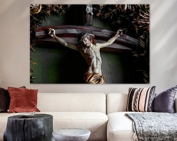 Jésus sur la croix sur Jürgen Wiesler
