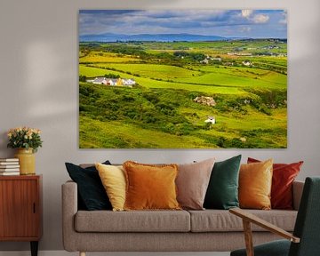 Het landschap van Noord-Ierland nabij Ballintoy van Henk Meijer Photography