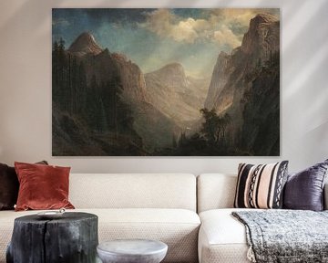Vue dans la vallée du Yosemite, Albert Bierstadt