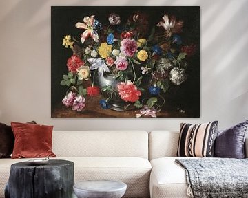 Stilleben mit Blumen, Nicolas Baudesson