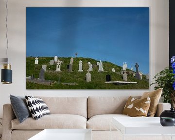 Vieux cimetière sur la côte en Irlande sur Bo Scheeringa Photography