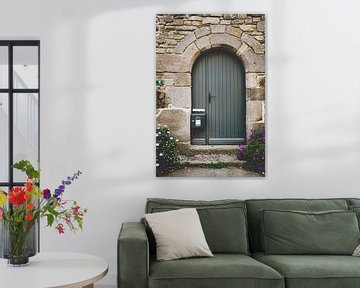 Still life of a picturesque door in Brittany, France by Daphne Groeneveld