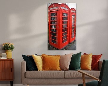 English telephone booth by Fotografie John van der Veen