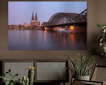 Rhein in Köln, Deutschland