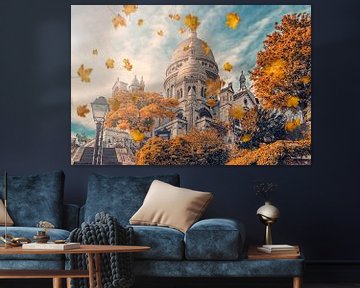 Montmartre im Herbst von Manjik Pictures