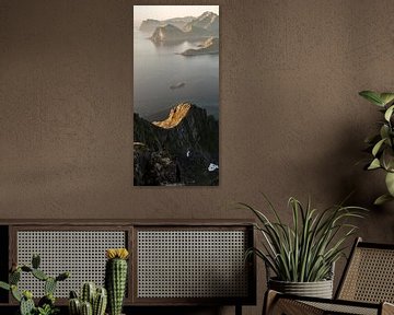 Panoramic view Lofoten by Heleen Middel