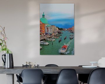 The Grand Canal Before  Storm by Loretta's Art