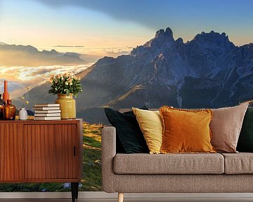 Mountain landscape "The Golden Hour" by Coen Weesjes