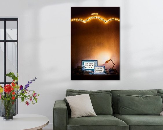 Example of the artwork in a room