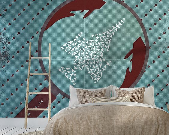 Example of the artwork in a room