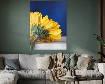 Fleur de gerbera jaune sur Maaike Zaal