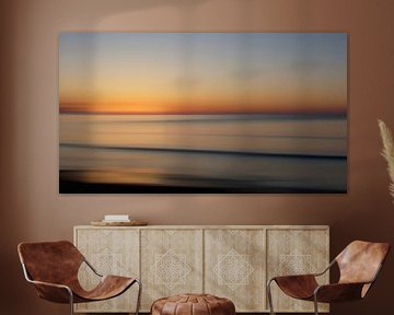 Sonnenaufgang an der Ostsee von Wil van der Velde/ Digital Art