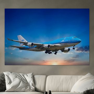 KLM Boeing 747-400M, PH-BFV. City of Vancouver