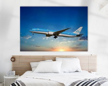 KLM Boeing 787-9, reg. PH-BHD, Bougainvillaea