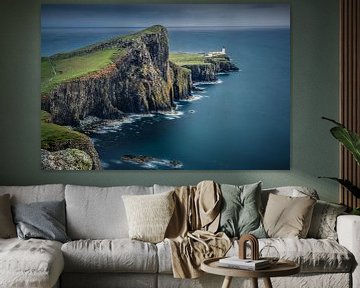 Neist Point Lighthouse van Wim van D