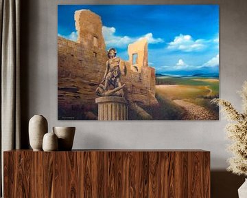 De Gladiators olieverf  fine art