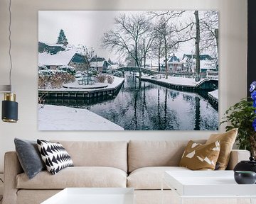 Winter in Giethoorn met de beroemde kanalen van Sjoerd van der Wal