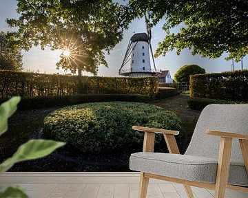Zonsopkomst aan de Molen de goede hoop in Menen