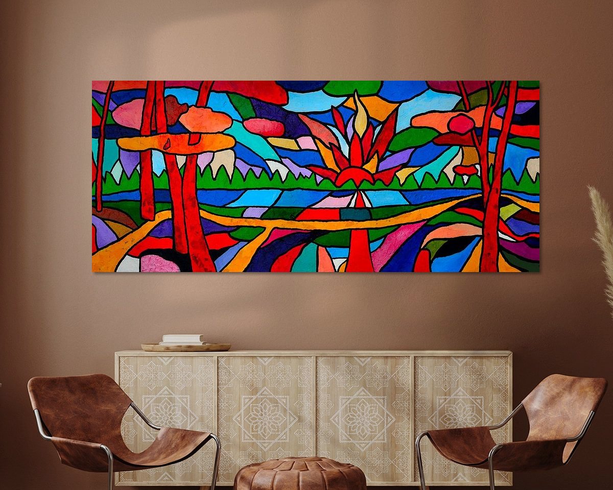 Example of the artwork in a room